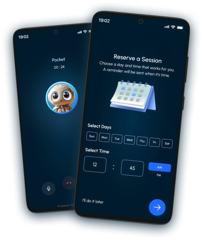 AI - POWERED LISTENER users interface images